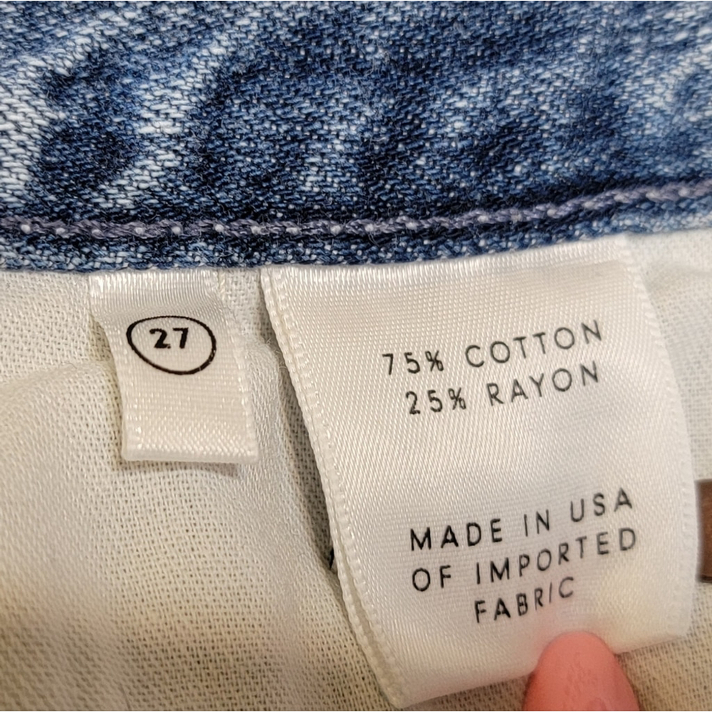 NWOT $228 GRLFRND Teagan High Waisted Jeans In Please Me Wash 27 - Picture 9 of 10